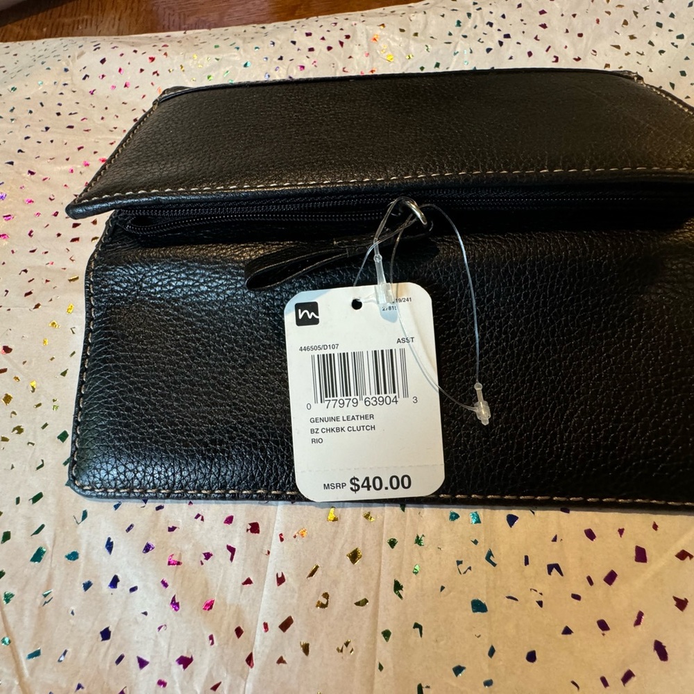 Mundi Black Genuine Leather Women’s Wallet